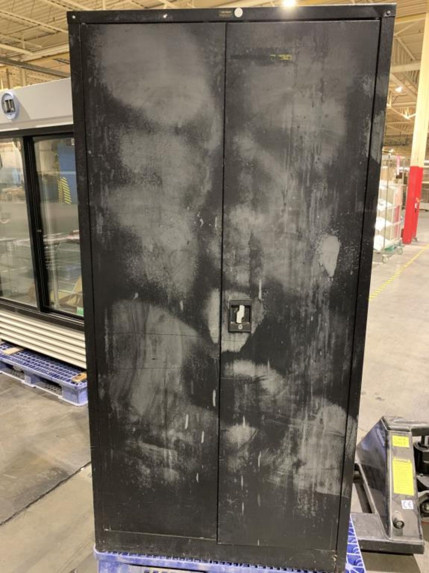 Global Black Storage Cabinet