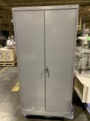 Uline Gray Storage Cabinet