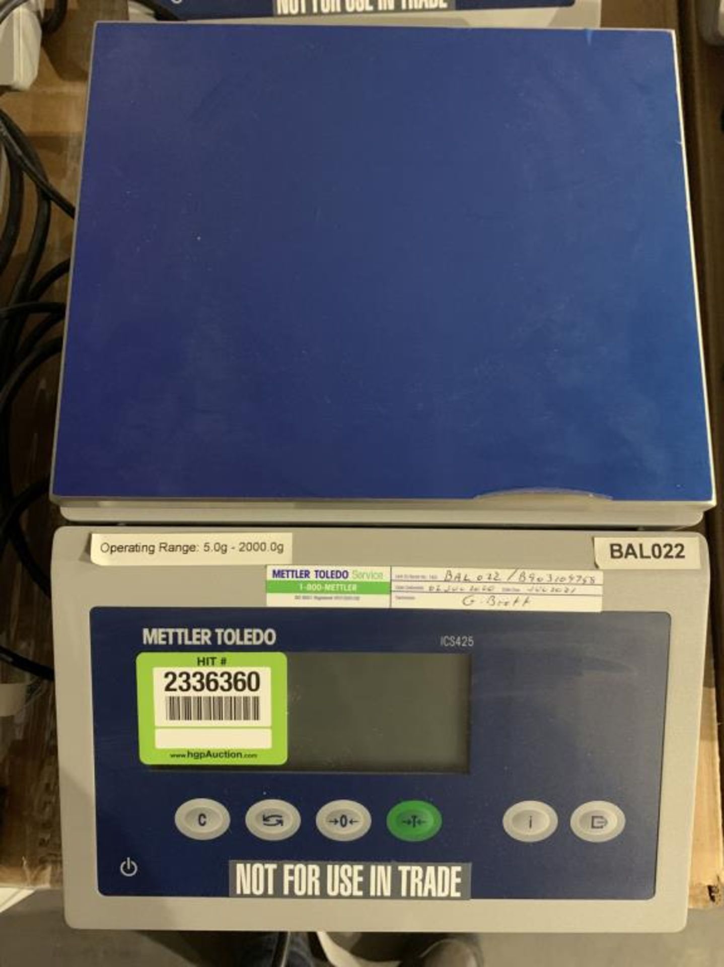 Mettler Toledo Table Top Scale - Image 2 of 6