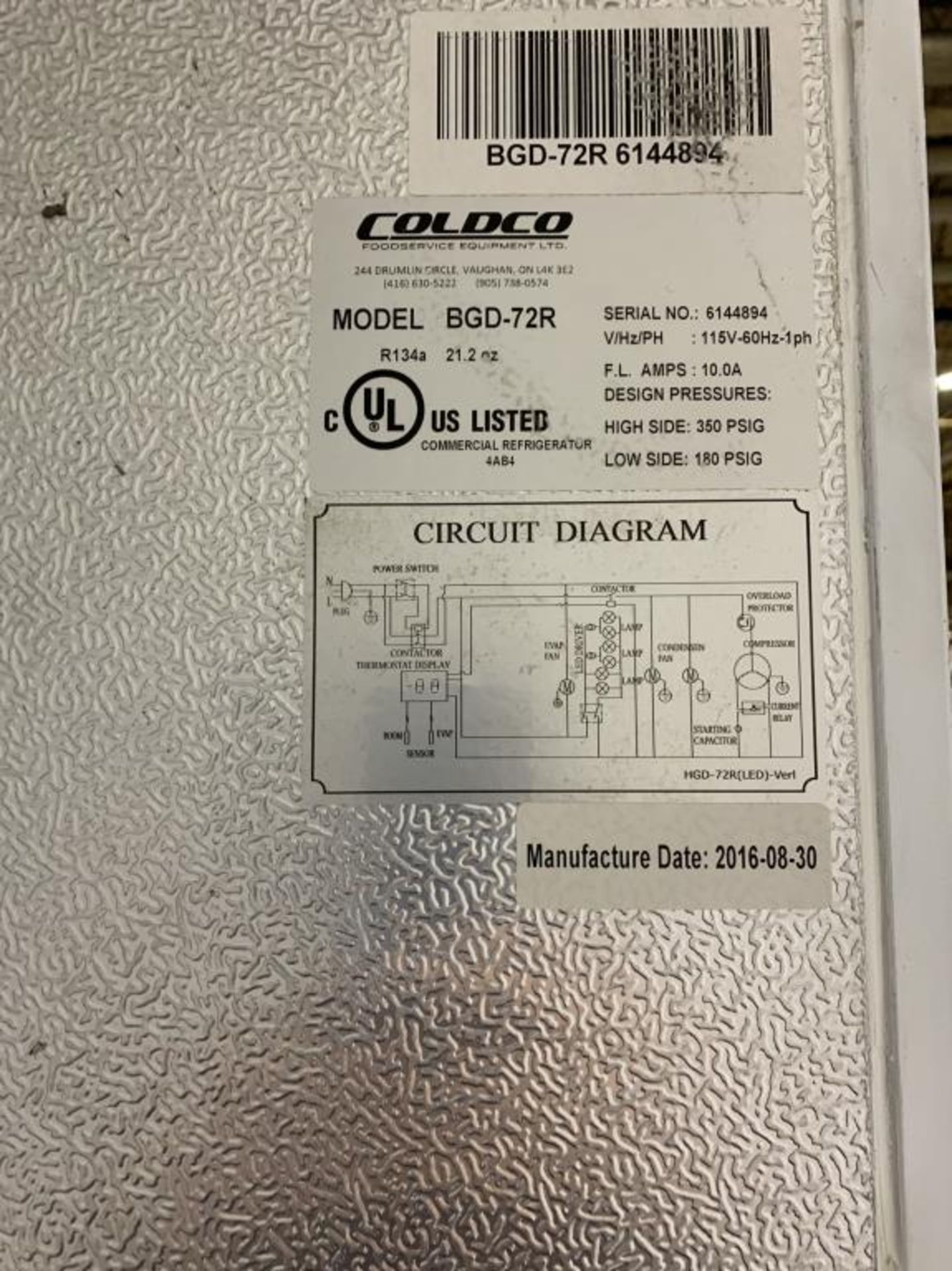 Coldco Laboratory Refrigerator - Image 11 of 16