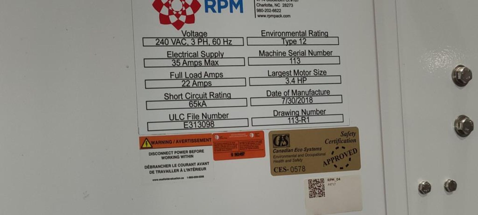 Wexxar WF 30 Case Erector - Image 39 of 44