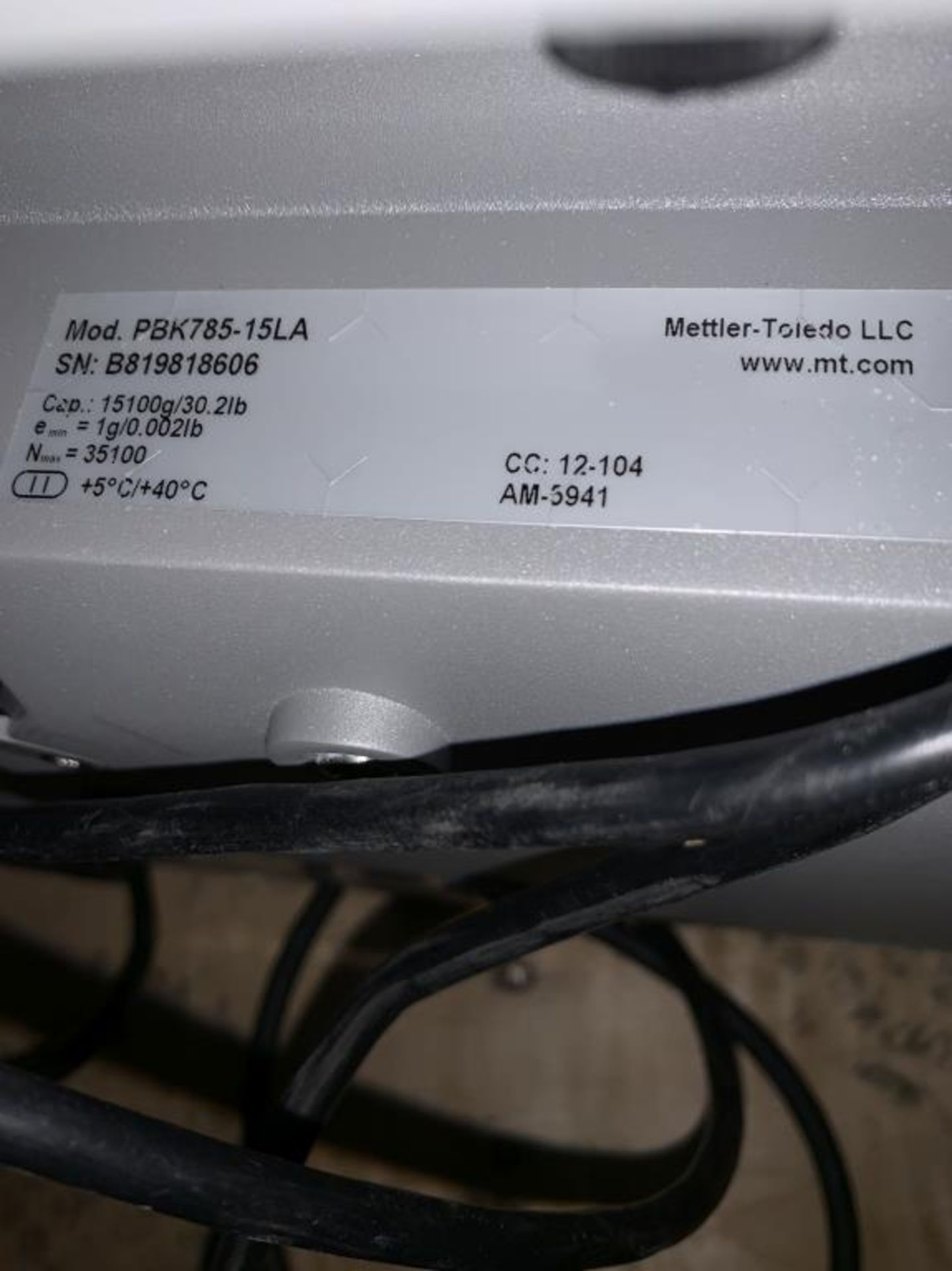 Mettler Toledo Table Top Scale - Image 5 of 6