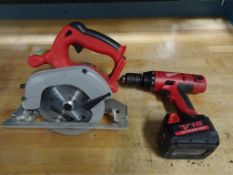 Milwaukee Circular Saw and Drill