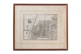 HERMAN MOLL, A PLAN OF THE CITY AND CASTLE OF BATAVIA