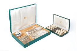 A SERVICE OF CHRISTOFLE SILVER PLATED CUTLERY
