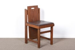 AN OAK SIDE CHAIR BY FRANK LLOYD WRIGHT (1867-1959)