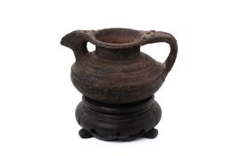 A KHMER STYLE POTTERY EWER