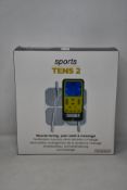 Two boxed as new TensCare Sports Tens 2 muscle toning, pain relief and massage units.