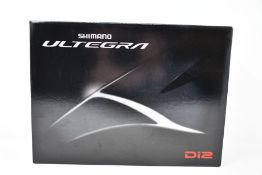 A Shimano Ultegra Di2 R8070 hydraulic disc brake STI lever (Left/Rear).