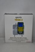 Two boxed as new TensCare Sports Tens 2 muscle toning, pain relief and massage units.