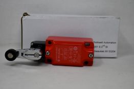 Four as new Allen Bradley safety switch short lever actuator (440p-msls11b).
