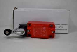 Four as new Allen Bradley safety switch short lever actuator (440p-msls11b).