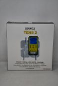 Two boxed as new TensCare Sports Tens 2 muscle toning, pain relief and massage units.