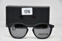 A pair of as new Oakley Pitchman R glasses Satin Black frame with Prizm Black Polarized lenses (