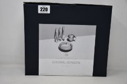 A boxed as new Georg Jensen - Elephant Child Set (5 PCS, Stainless Steel).