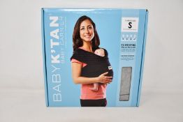 Six boxed as new Baby K'tan Cotton Baby Carriers in heather grey (Small).