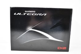 A Shimano Ultegra Di2 R8070 hydraulic disc brake STI lever (Left/Rear).