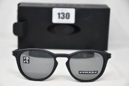 A pair of as new Oakley Pitchman R glasses Satin Black frame with Prizm Black Polarized lenses (