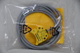 Three as new Turck inductive proximity sensors (Ni4-DS20-2AP6X2, 165022).