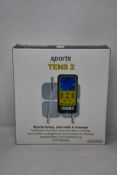 Two boxed as new TensCare Sports Tens 2 muscle toning, pain relief and massage units.