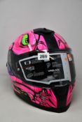 A boxed as new Nexx Helmets in Abisal Pink/Blue (Model: SX.100R, Size: S).