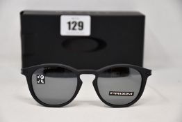 A pair of as new Oakley Pitchman R glasses Satin Black frame with Prizm Black Polarized lenses (