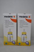Ten as new Medela slow flow breastmilk teat with 150ml bottle.