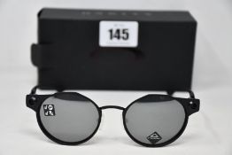 A pair of as new Oakley Deadbolt sunglasses Satin Black frame with Prizm Black Polarized lenses (