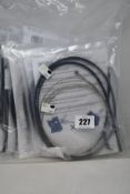 Twenty five as new Brompton rear brake cable sets for S type (Standard/LH lever).