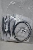Twenty five as new Brompton Derailleur gear cable sets for under bar shifter (S Type).