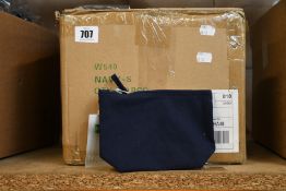 A quantity of as new Westford Mill W540 canvas accessory pouches in navy (Approximately 200).