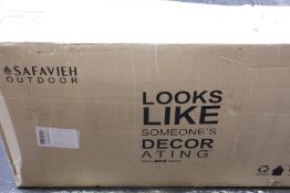 A boxed Safavieh outdoor garden set (Item number EUP67 10A) (BCVA do not guarantee item is