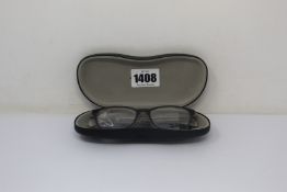 A pair of as new Ray Ban glasses frames.