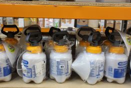 Twelve Hozelock standard 5L sprayers.