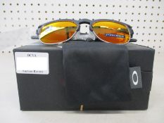 Two boxed as new Oakley Latch Key sunglasses matte black with prizm ruby lenses (888392412263).