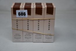Eight boxed as new Morphe Filter Effect Soft-Focus Foundations (28ml, Deep 33).