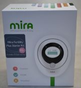 A boxed as new Mira Fertility Plus Starter Kit EVA3000 (Includes one digital analyser and ten test