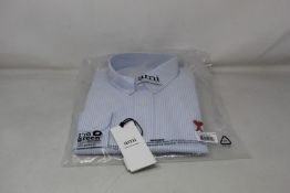 An as new Alexandre Mattiussi Ami shirt in blue/white (T39 - RRP £170).