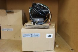 Three Lowara circulation pumps (E10-NSHNDNN2W-01).