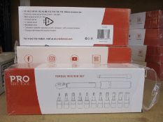 Four boxed as new Pro Bike Tool 1/4 Inch Drive Click Torque Wrench Sets - 2 To 20 Nm - bicycle