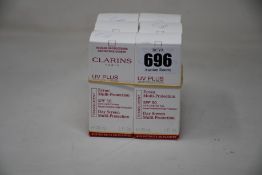 Six Clarins UV Plus Ecran Multi-Protection Day Screen SPF 50 (30ml).