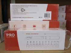 Four boxed as new Pro Bike Tool 1/4 Inch Drive Click Torque Wrench Sets - 2 To 20 Nm - bicycle