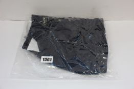 Two as new A.P.C. Mathilda polo shirts in marine (S, XL - RRP £124).