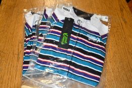 Three women's as new Stolen Goat Chicane Bodyline jerseys (2 x S, 1 x L - RRP £75 each).