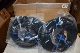 Eight as new Nivus P-10 Sensors (Ultrasonic sensors for level measurement of liquid media).