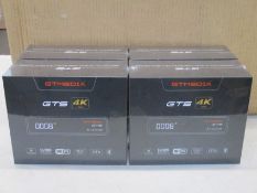 Four boxed as new sealed GT Media GTS Android 6.0 TV Box Amlogic S905D Quad Core 2GB 8GB WiFi 4K,