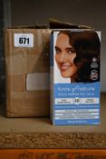 Twelve boxed as new Tints of Nature Hair Colours 5D Light Golden Brown (130ml).