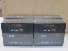 Four boxed as new sealed GT Media GTS Android 6.0 TV Box Amlogic S905D Quad Core 2GB 8GB WiFi 4K,