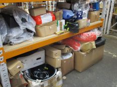 A large quantity of automotive parts and related items.