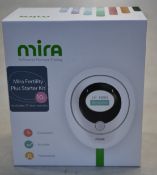 A boxed as new Mira Fertility Plus Starter Kit EVA3000 (Includes one digital analyser and ten test